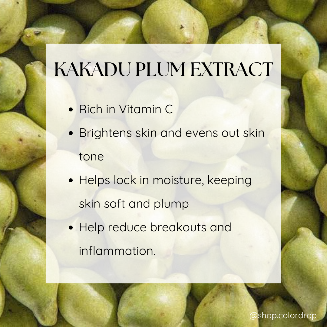 kakadu plum extract in face cream