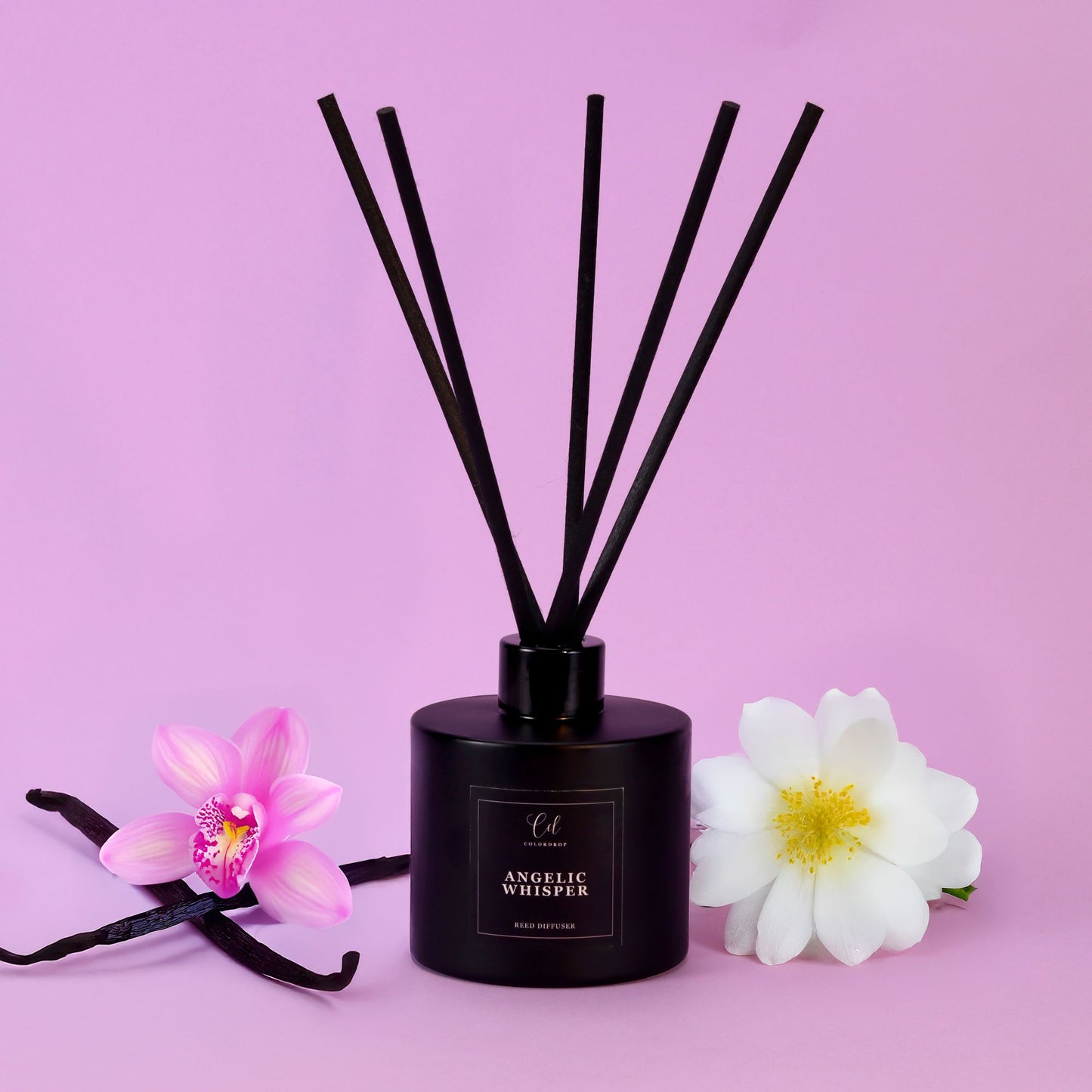 Create a serene and heavenly ambiance in your home with our Angelic Whisper Reed Diffuser.