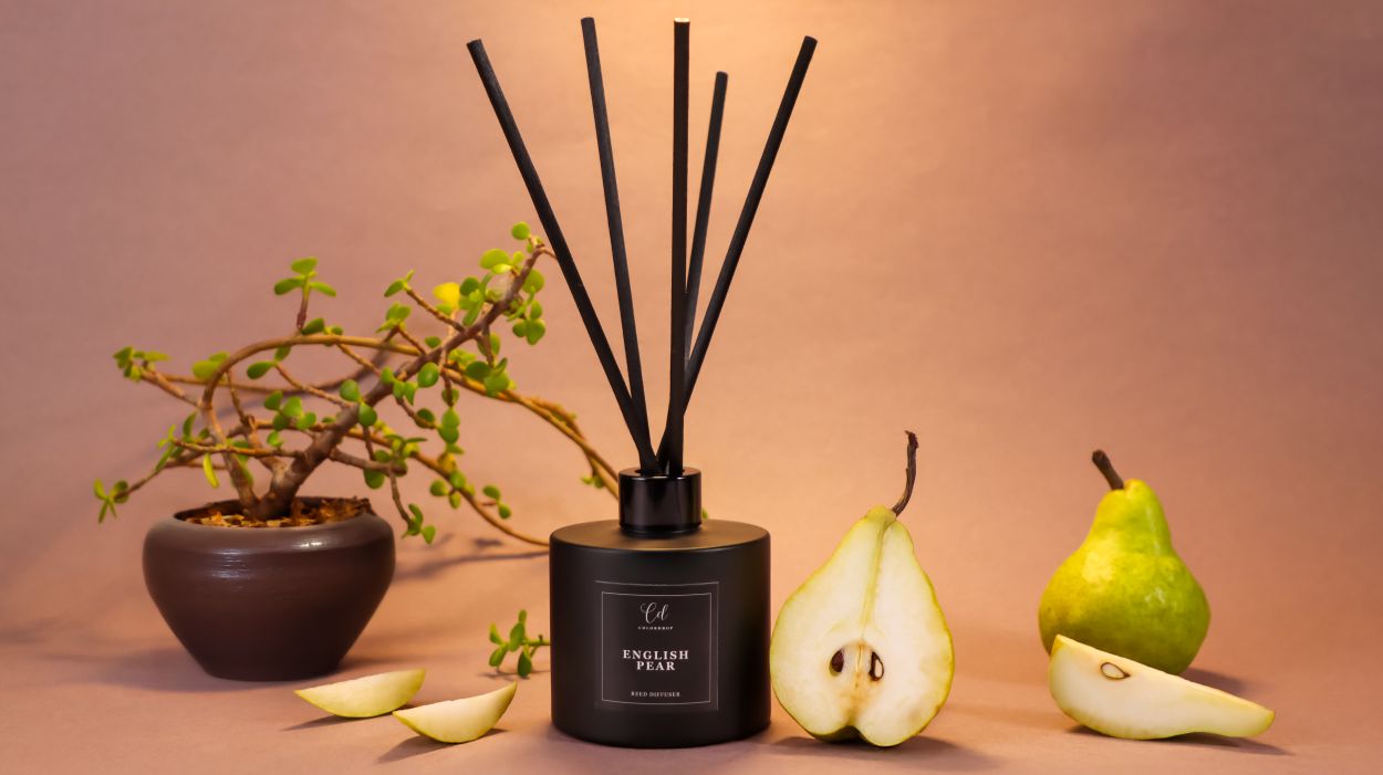 Infuse your home with the sophisticated scent of our English Pear Reed Diffuser.