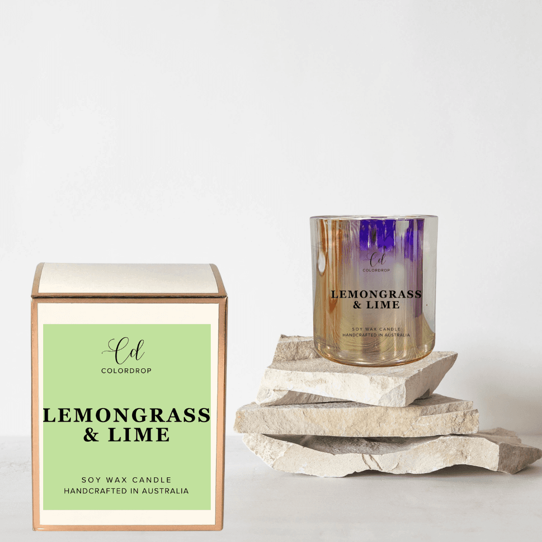 Aromatic Lemongrass & Lime candle to create a rejuvenating atmosphere and ideal for enhancing any living space