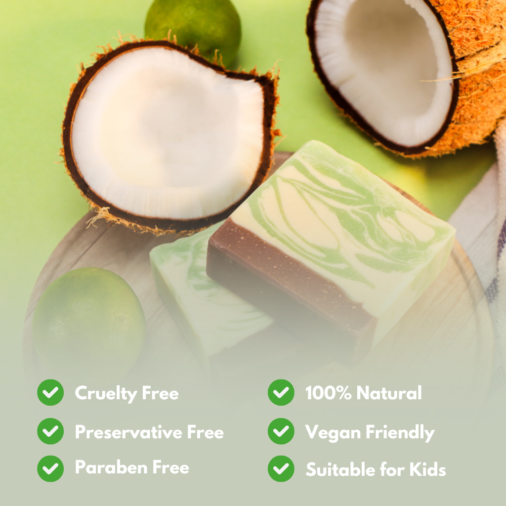 Why handmade soap are good for skin? our soaps are natural, preservative free, cruelty free, paraben free and vegan.