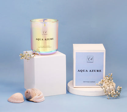 Aqua Azure Candle
