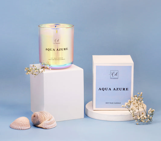 Aqua Azure Candle