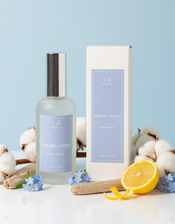 Fresh Linen Room Spray – Clean, Soft & Comforting