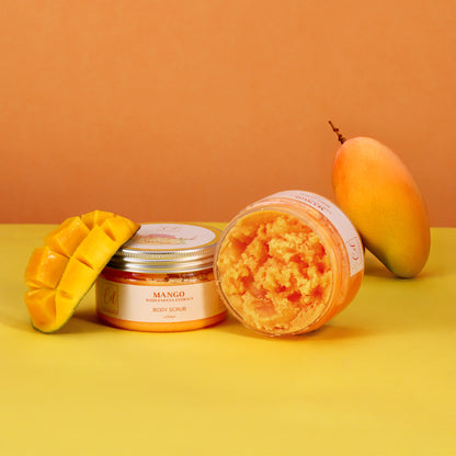 Mango Papaya Body scrub for exfoliate and bighting skin