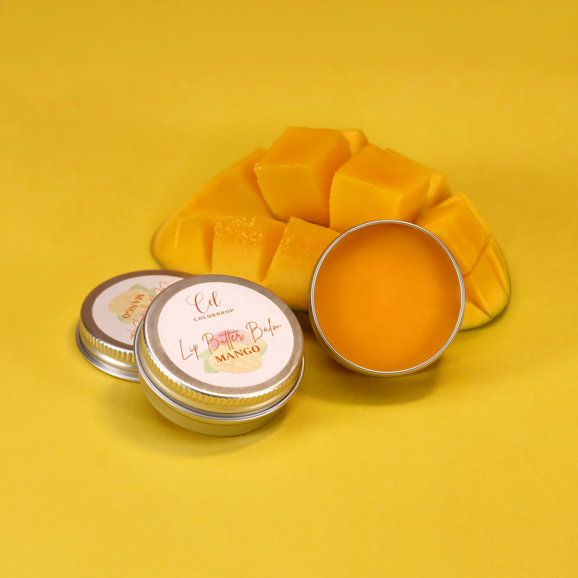 Mango lip butter balm with mango butter