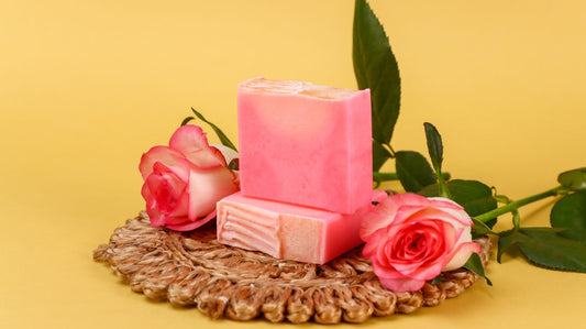 Cold process peony soap for spa-like indulgence