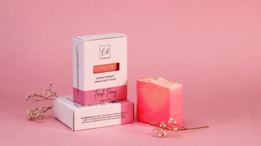Fresh Peony pink soap with natural ingredients