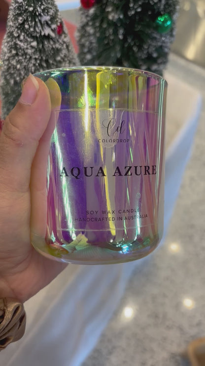 Aqua Azure Candle